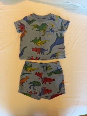 Boys Dinosaur Matching Shorts Set, 6-12 months, brannan’s favorites baby gap